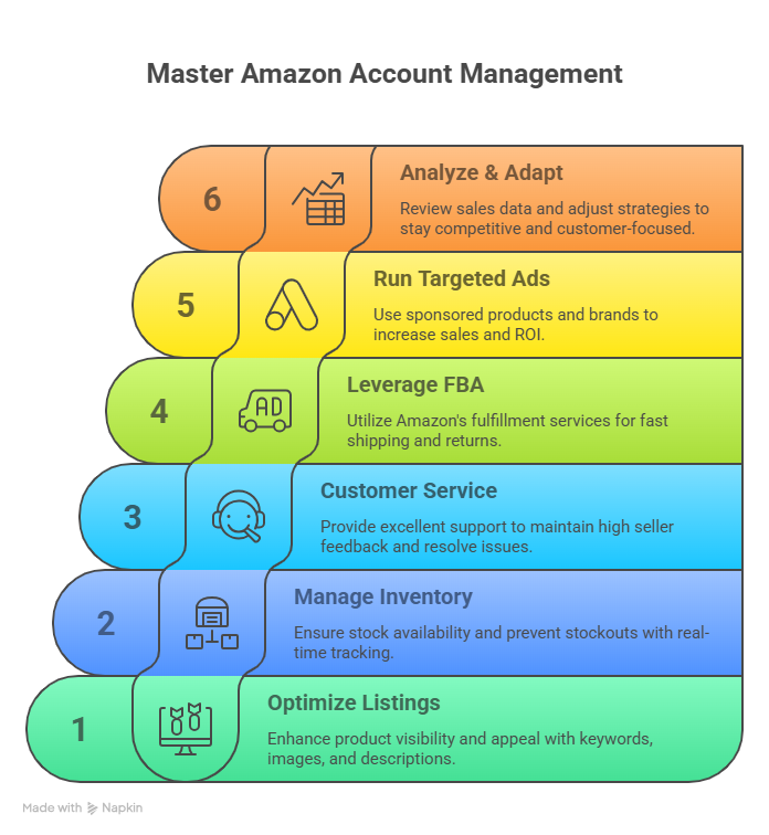 Amazon seller account management