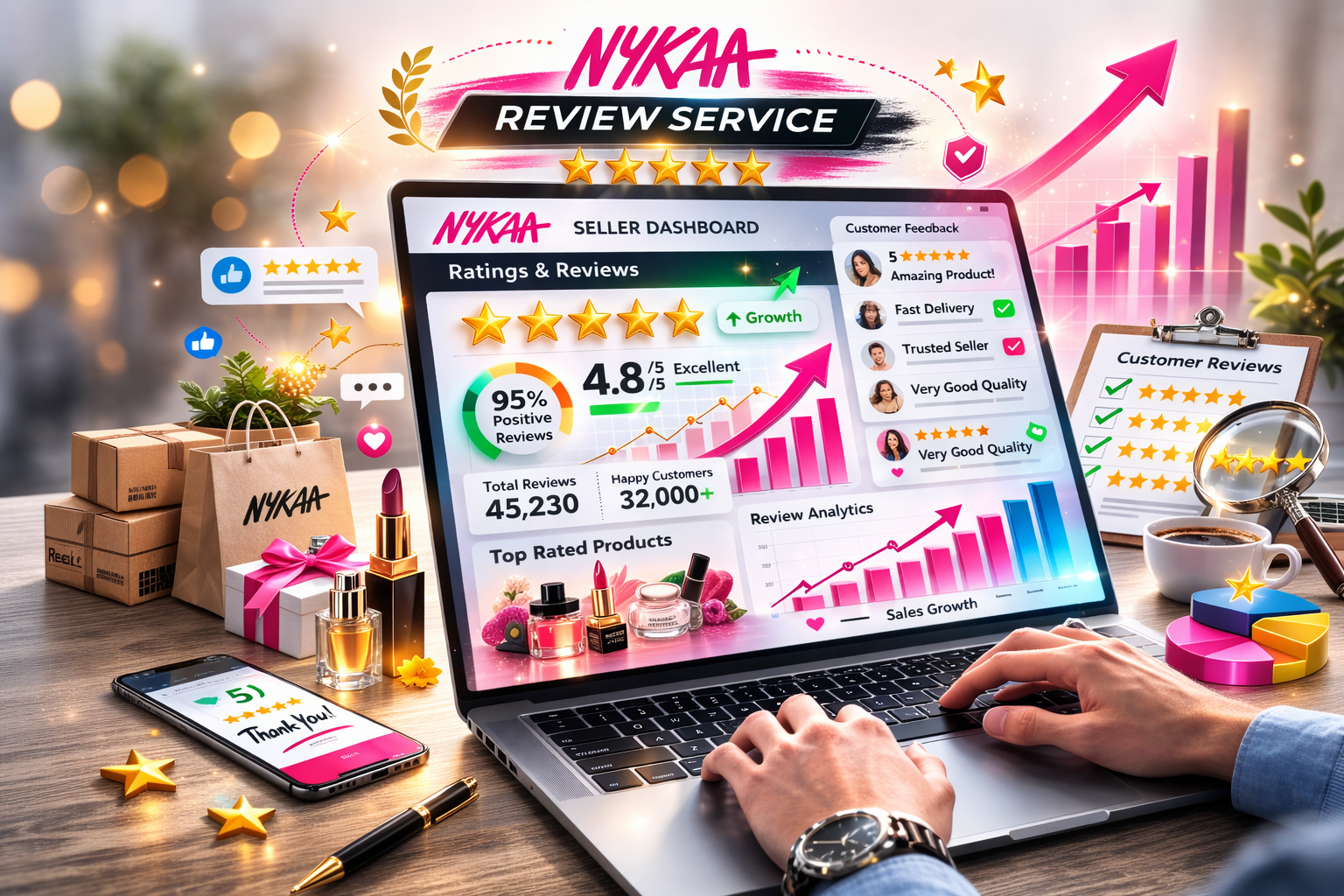 Benefits of Nykaa Review Management