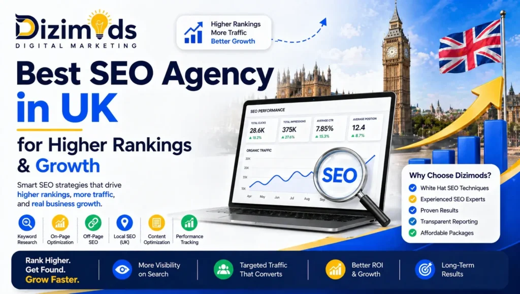 Best SEO Agency in UK for Higher Rankings & Growth