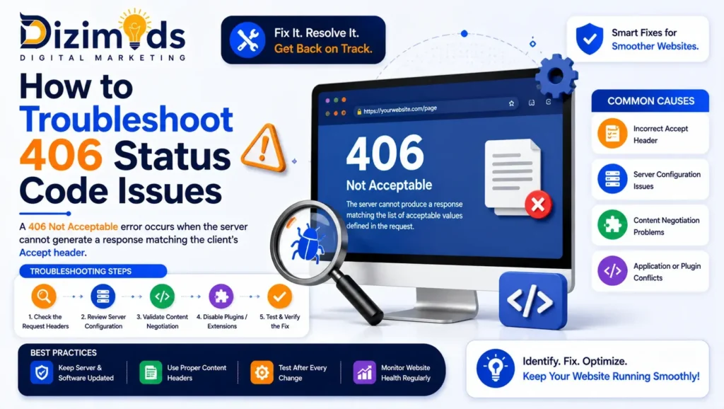 How to Troubleshoot 406 Status Code Issues