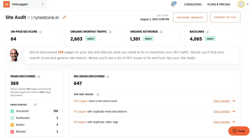 Website SEO Audit
