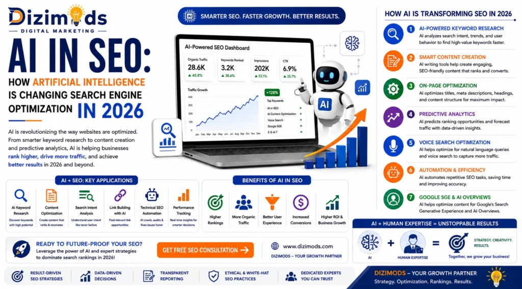 AI in SEO How Artificial Intelligence Is Changing Search Engine Optimization in 2026